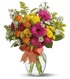 mix flowers in a vase to philippines