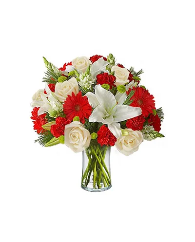 Carnations,Roses,Lilies & Gerbera